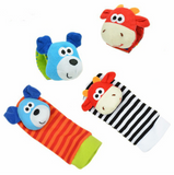 Baby Learning Wrist and Sock Rattle Sets - FREE SHIPPING!