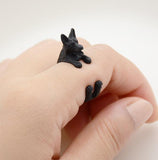 German Shepherd Wrap Ring - FREE SHIPPING!