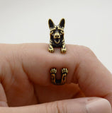 German Shepherd Wrap Ring - FREE SHIPPING!