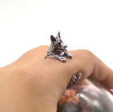 German Shepherd Wrap Ring - FREE SHIPPING!