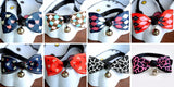 Lovely Bow Tie Collars With Bell - Pack of 4