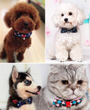 Lovely Bow Tie Collars With Bell - Pack of 4
