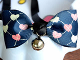 Lovely Bow Tie Collars With Bell - Pack of 4
