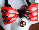 Lovely Bow Tie Collars With Bell - Pack of 4
