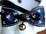 Lovely Bow Tie Collars With Bell - Pack of 4