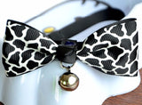 Lovely Bow Tie Collars With Bell - Pack of 4