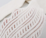Baby Girl White Hollow Out Leggings