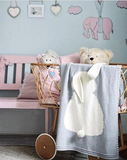 Bunny Blanket Soft Cotton - FREE SHIPPING