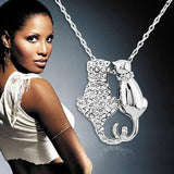 Beautiful Cat Pendant 18K Gold Plated