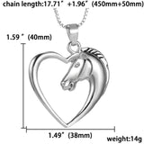 Keep Your Horse In Your Heart - Necklace
