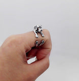 Cuddly Labrador Wrap Ring - FREE SHIPPING