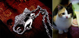 Beautiful Cat Pendant 18K Gold Plated