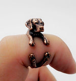 Cuddly Labrador Wrap Ring - FREE SHIPPING