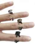 Cuddly Pug Wrap Ring - FREE SHIPPING!